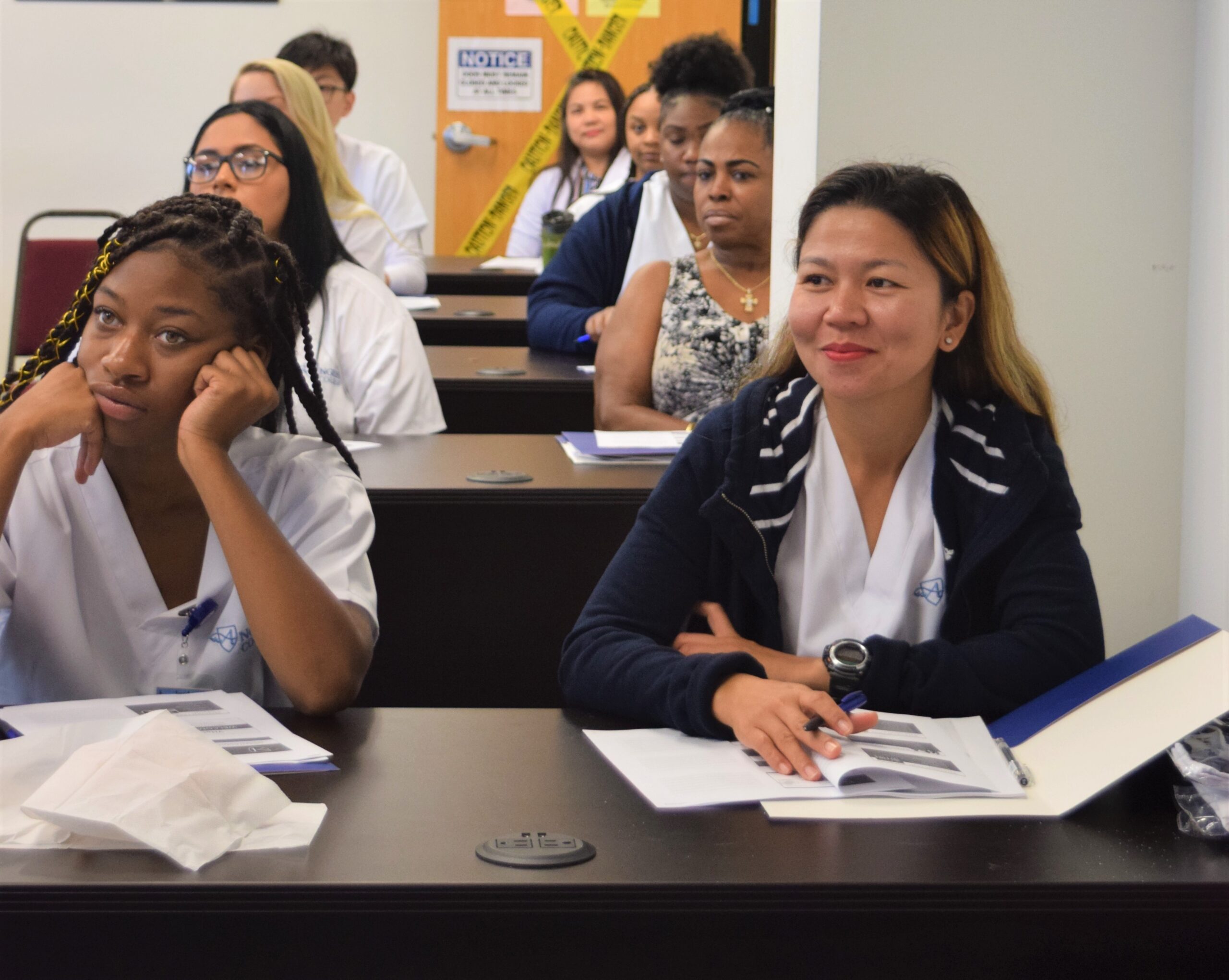 Nursing Students in a classroom